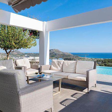 Luxury Villa Hera With Private Pool Afantou Exterior photo